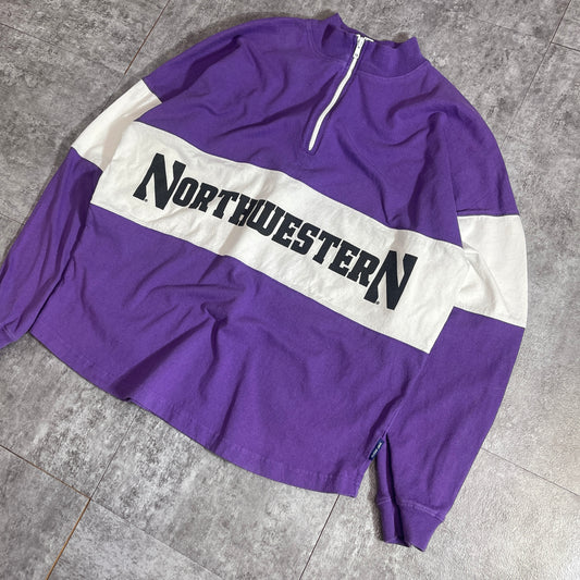 NorthWestern Vintage QuarterZip (L)