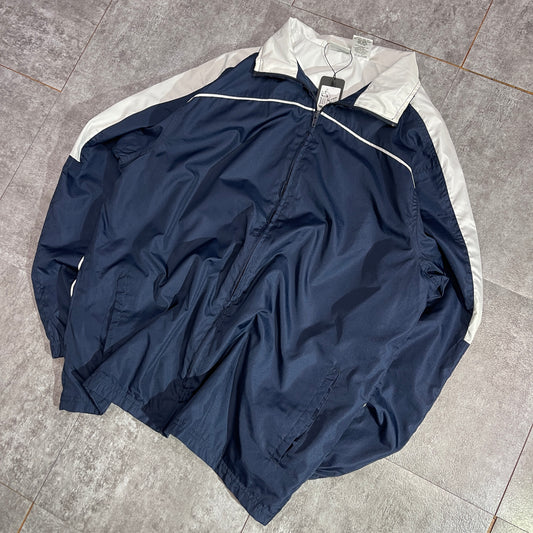 Navy Retro Windbreaker (M)
